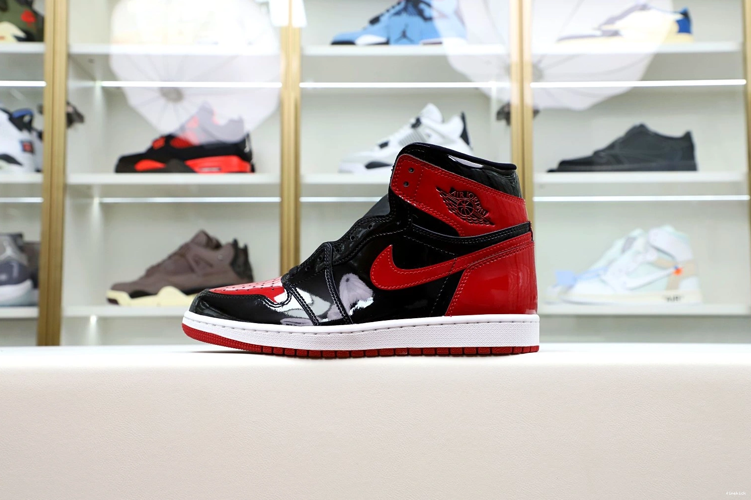 OG PATENT HIGH JORDAN AIR BRED 1 0308